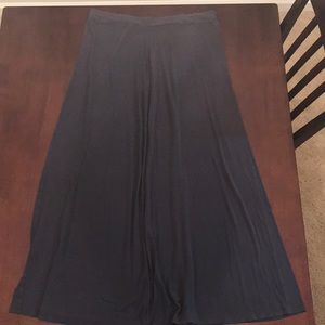 Navy maxi skirt